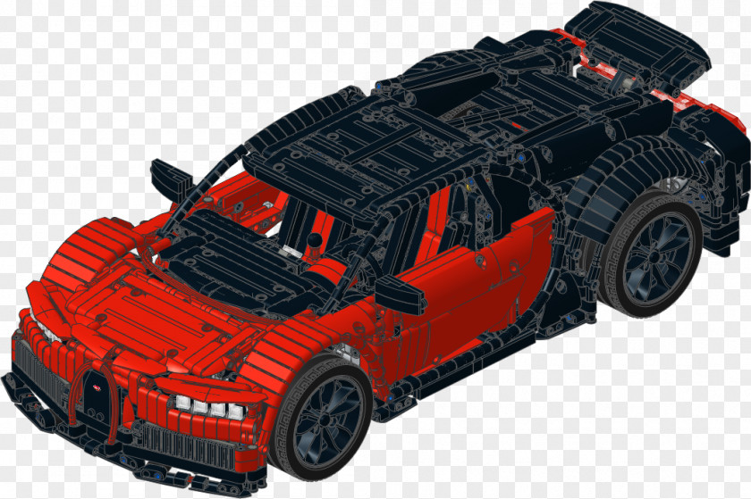 Bugatti Chiron Car Veyron Lego Technic PNG