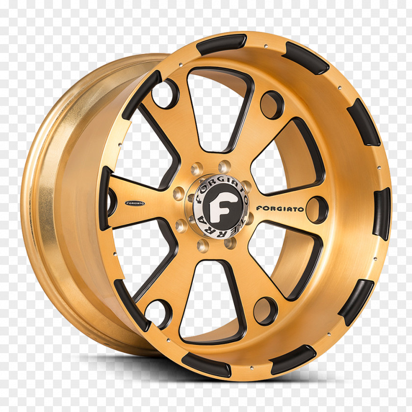 Car Alloy Wheel Forgiato Tire PNG