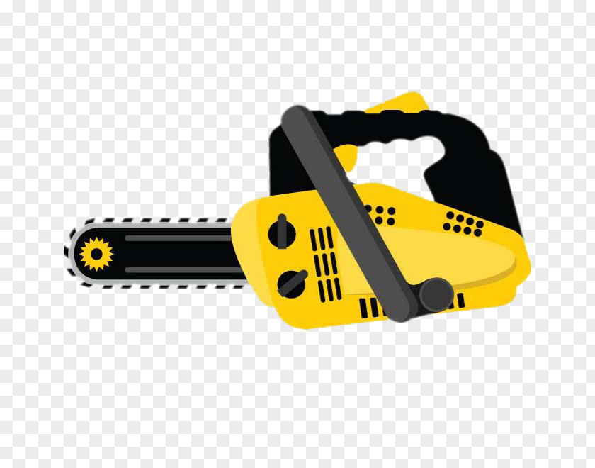 Cartoon Chainsaw Euclidean Vector PNG