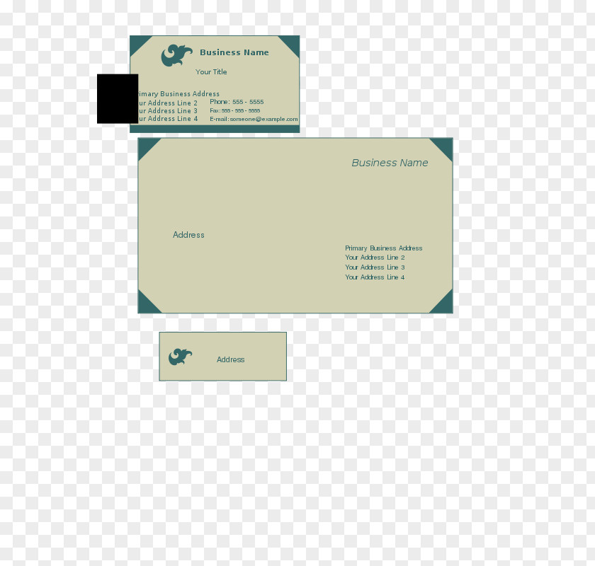 Corporate Letterhead Paper Envelope Template Business Cards Stationery PNG