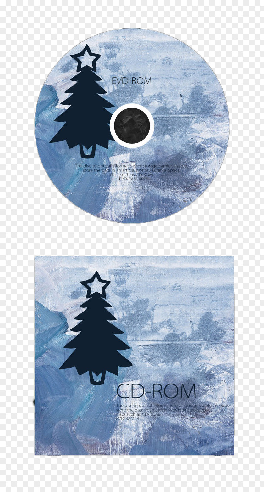 Free Christmas CD Packaging Design Creative Buckle And Labeling Graphic Compact Disc PNG