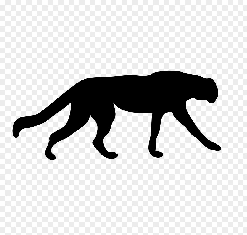 Animal Outline Cheetah Jaguar Leopard Felidae Black Panther PNG