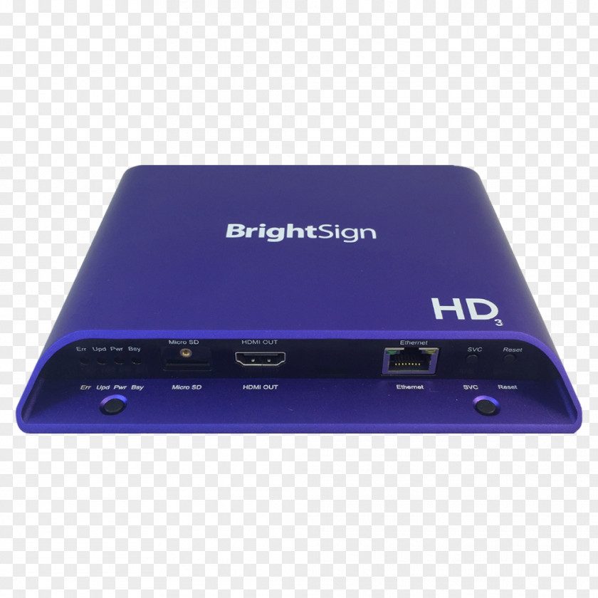 BrightSign HD223 1080p Media Player High-definition Video Professional Audiovisual Industry PNG