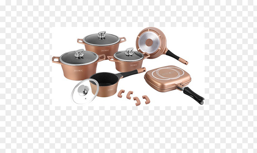 Copper Kitchenware Cookware Non-stick Surface Frying Pan Kitchen Casserola PNG