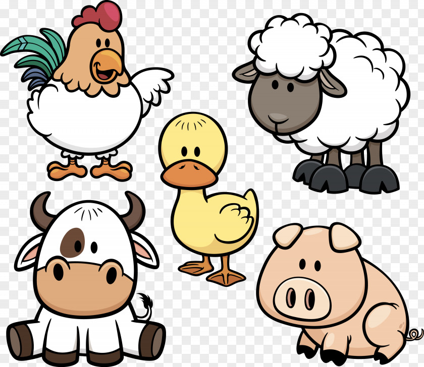 Sheep Cattle Cartoon PNG