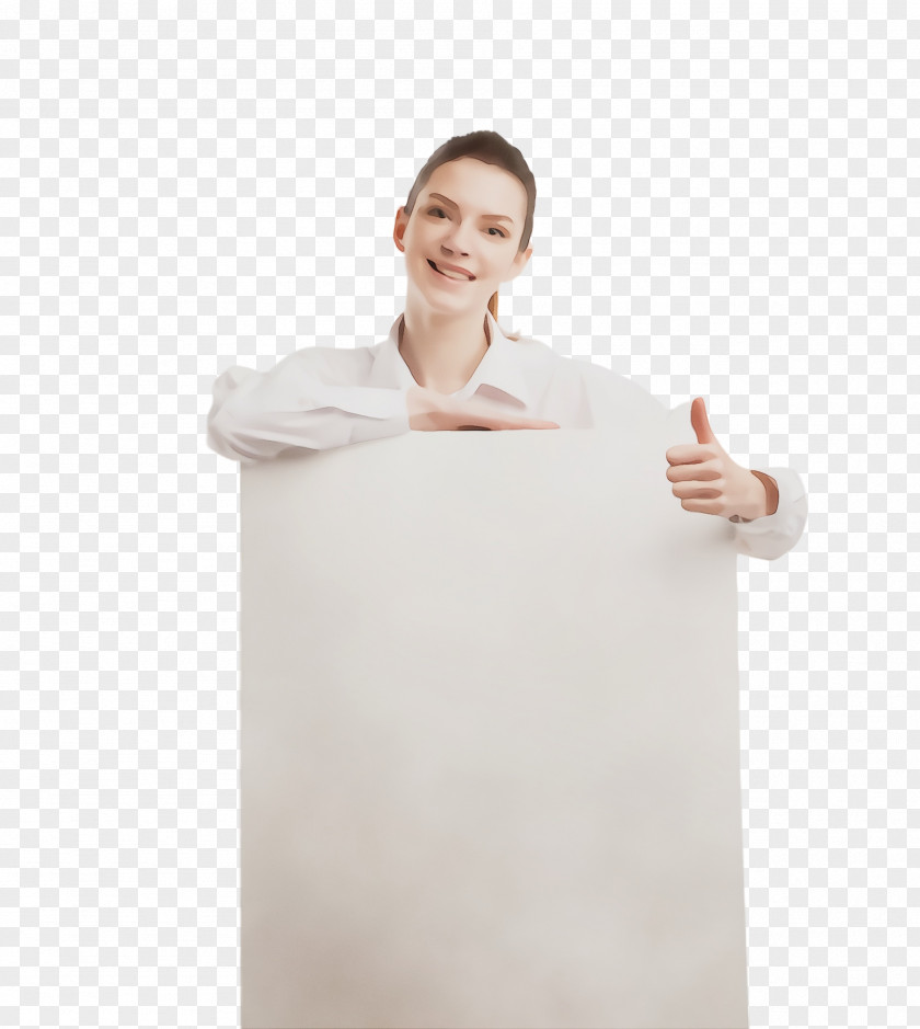 Uniform Tshirt White Arm Gesture Finger Neck PNG