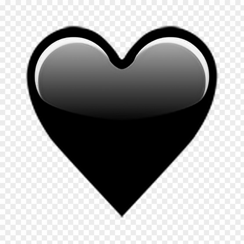 Black Emojipedia Emoticon Text Messaging Heart PNG