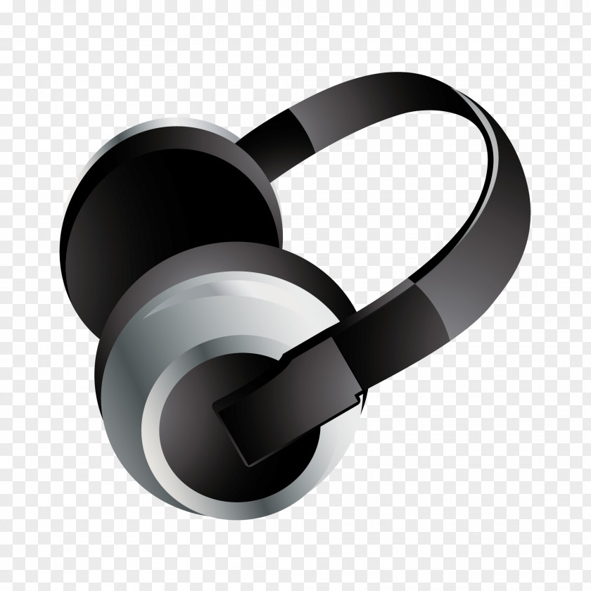 Black Headphones Vector Material Computer Icon PNG
