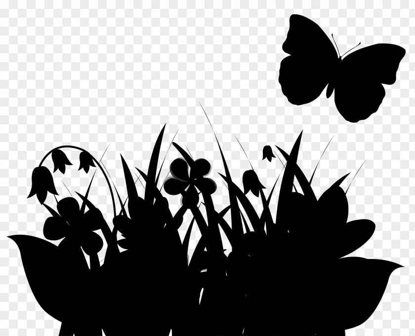 Brush-footed Butterflies Clip Art Illustration Silhouette Desktop Wallpaper PNG