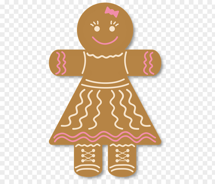 Creative Element Doll Smile Gingerbread Clip Art PNG