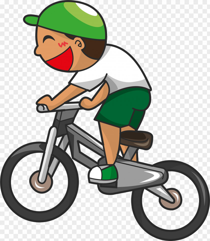 Cycling Extreme Sport Cartoon PNG