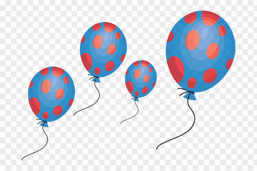 End Year Balloon Party Clip Art PNG
