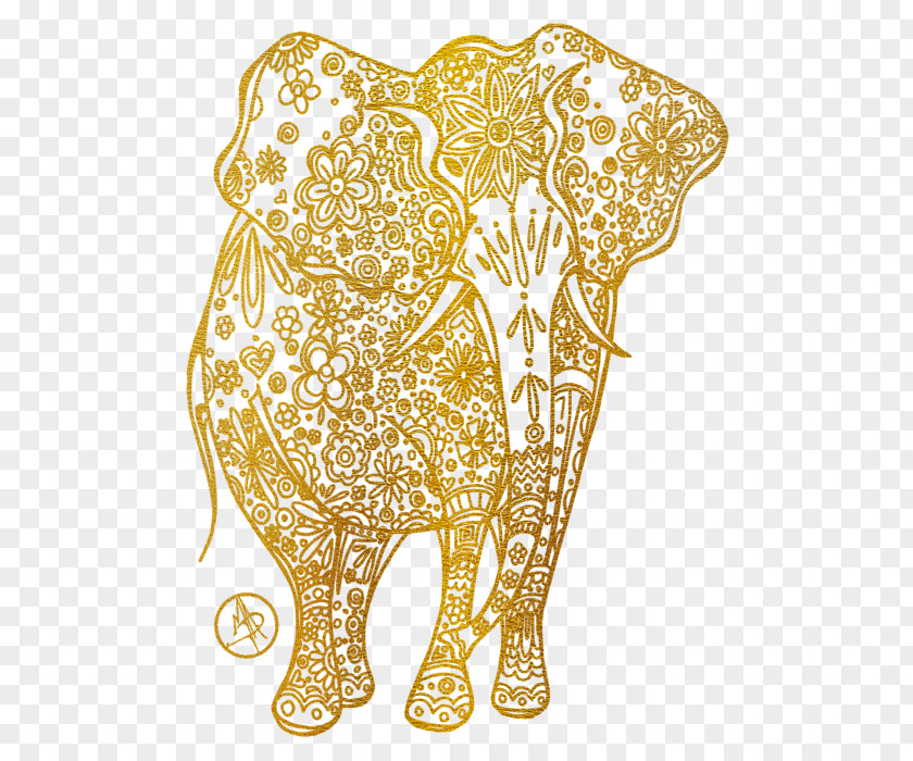 Painting Indian Elephant African Elephantidae Drawing PNG