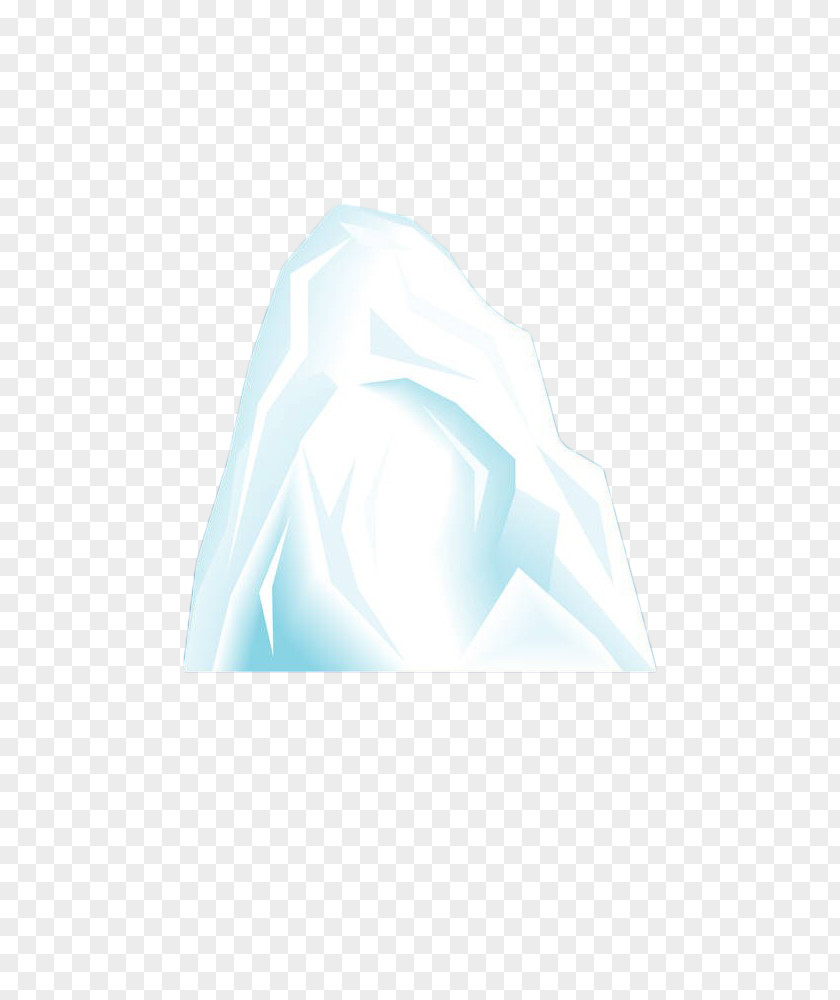 White Iceberg Pattern PNG