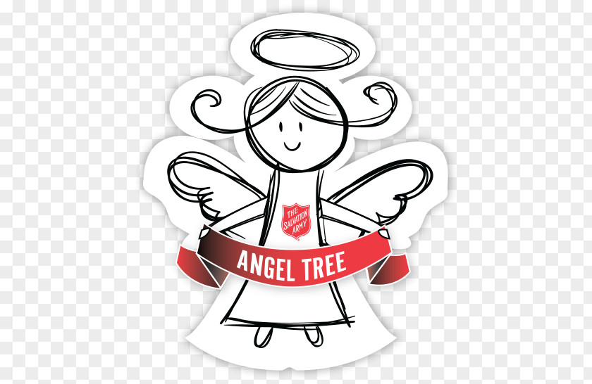 Angel Tree Tag The Salvation Army Gift PNG