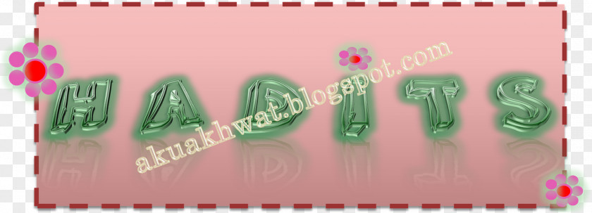 Rasulullah Brand Pink M Rectangle Font PNG