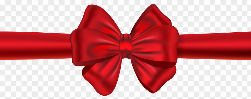 Red Ribbon With Bow Clipart Image Clip Art PNG