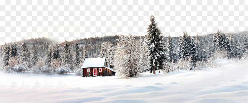 Snow House Accommodation Log Cabin Winter Mountain Wallpaper PNG