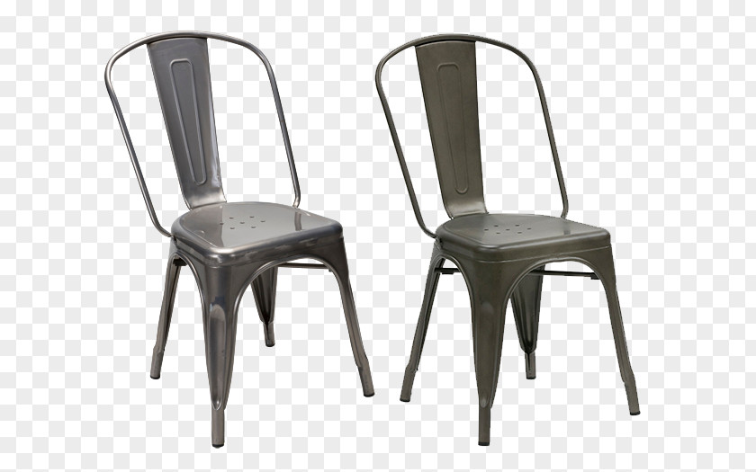 Table Chair Dining Room Metal Seat PNG