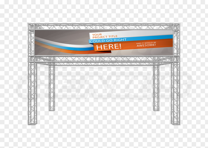 Trade Show Display Banner Signage Truss PNG
