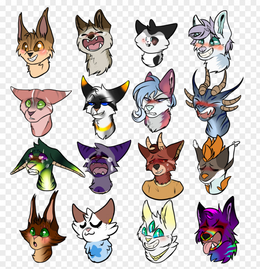 Character Expression Cat Art Drawing Dog PNG