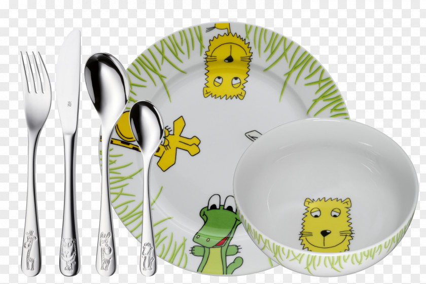 Safari Kids WMF Group Cutlery Plate Mono Mug PNG