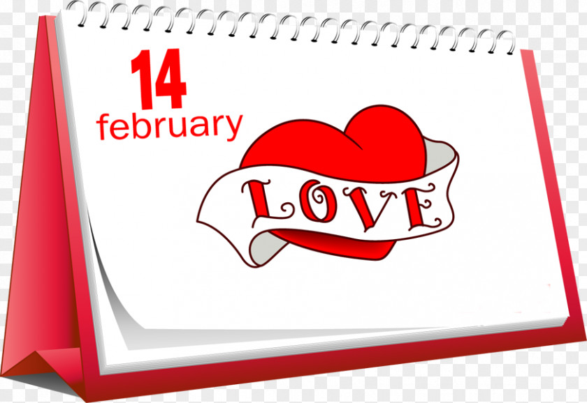 Valentine's Day Happy 14 February Clip Art PNG