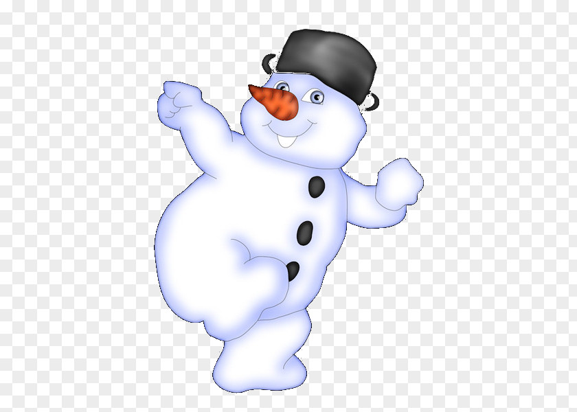 Winter Cartoon Snowman Drawing PNG