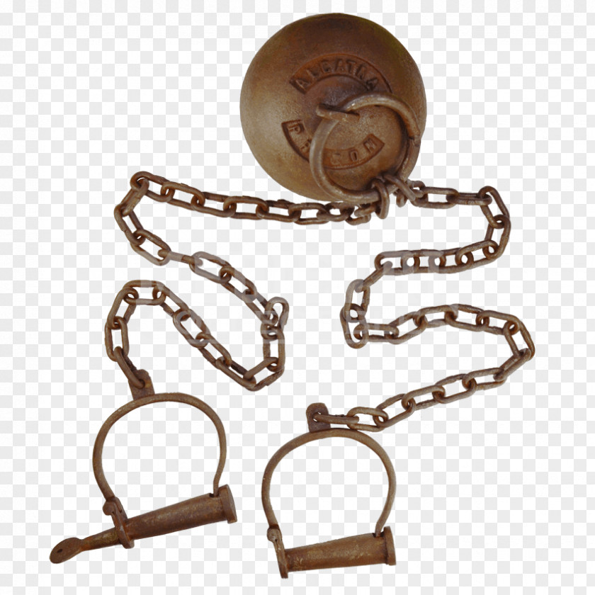 Chain Ball And Prison Handcuffs Alcatraz Federal Penitentiary PNG