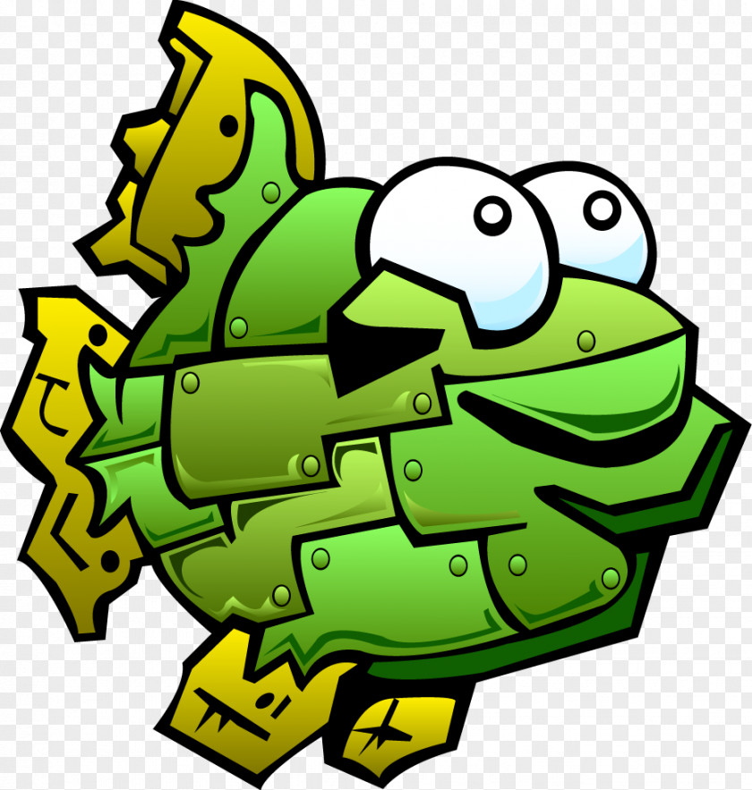 Character Green Cartoon Animal Clip Art PNG