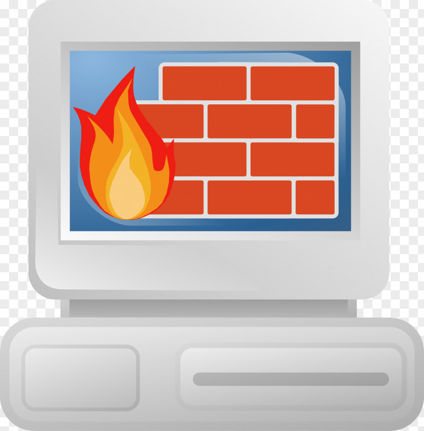 Firewall Clipart Computer Monitors Network Security PNG