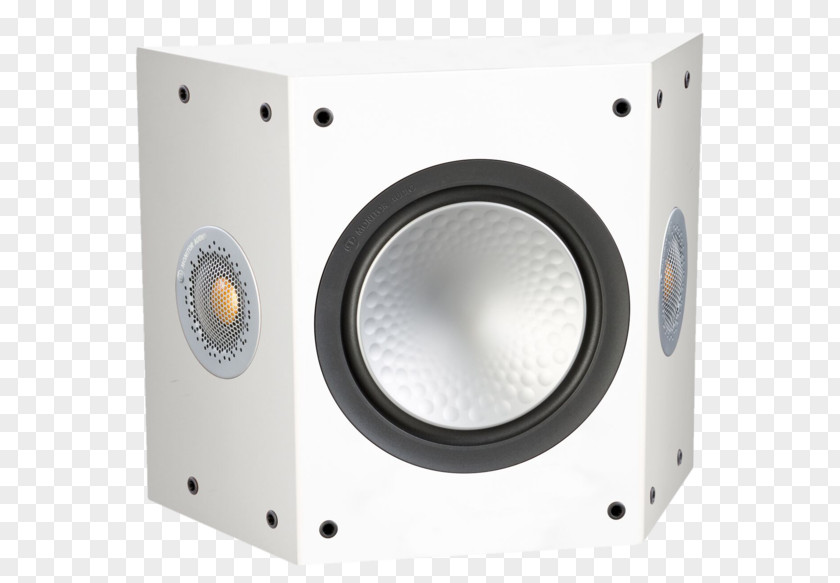 Loudspeaker Monitor Audio SILVER FX Rear Speaker Surround Sound Silver Natural Oak Speakers (Pair) PNG