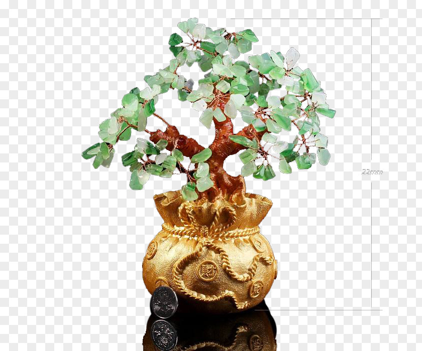 Lucky Tree Jewelry Bonsai Houseplant PNG