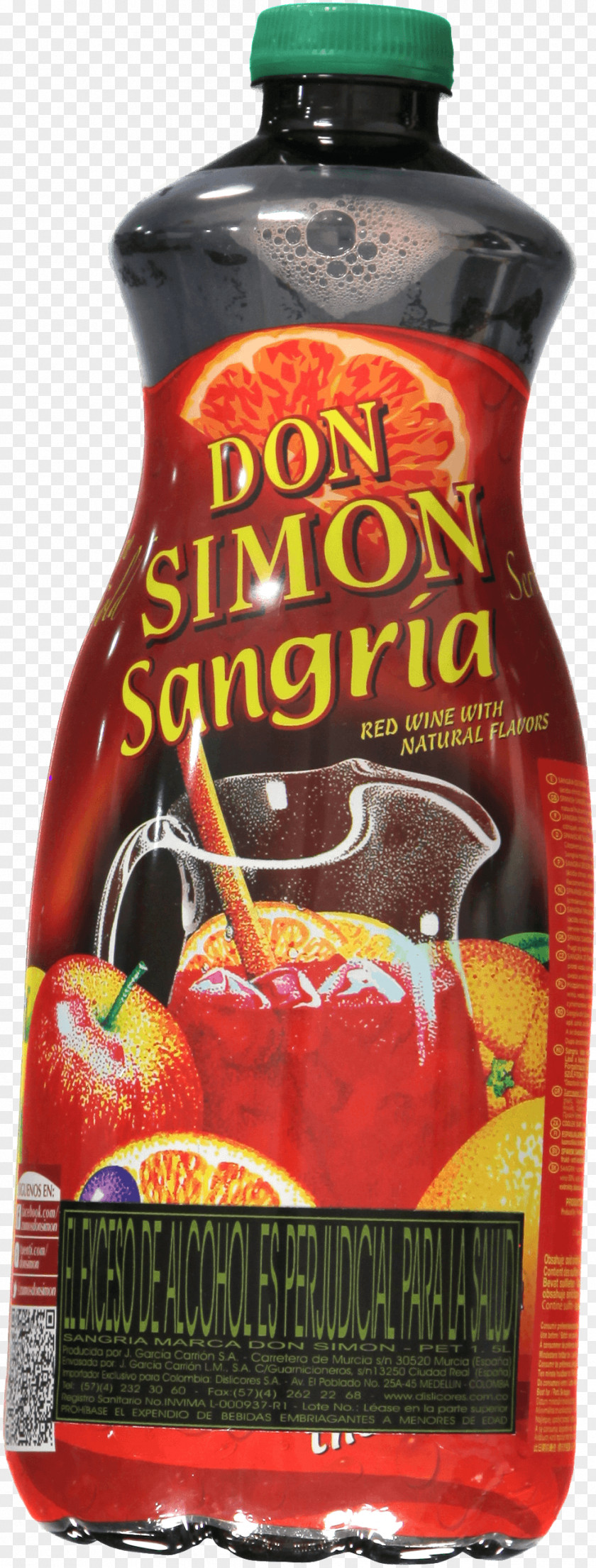 Sangria Sweet Chili Sauce Don Simon Spanish Cuisine Food PNG