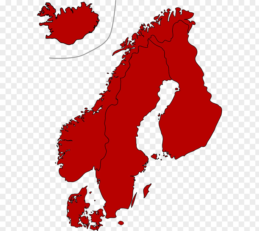 Scandinavian Cliparts Sweden Norway Map Clip Art PNG