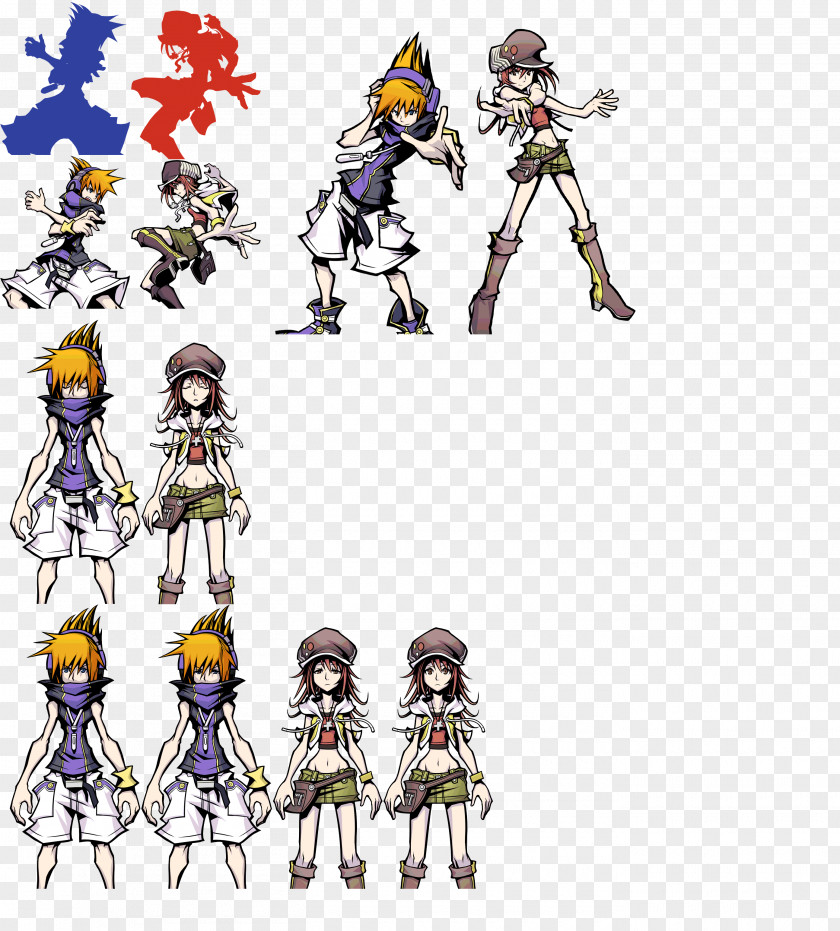 Sprite The World Ends With You Kingdom Hearts 3D: Dream Drop Distance Riku PNG