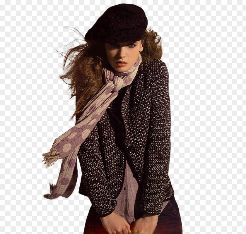 Winter Fashion Model Woman PNG