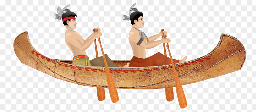 Canoe Art Clip Art: Transportation Native Americans In The United States Boat PNG