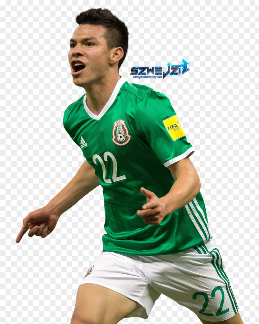 Football Hirving Lozano 2018 World Cup Mexico National Team PSV Eindhoven PNG