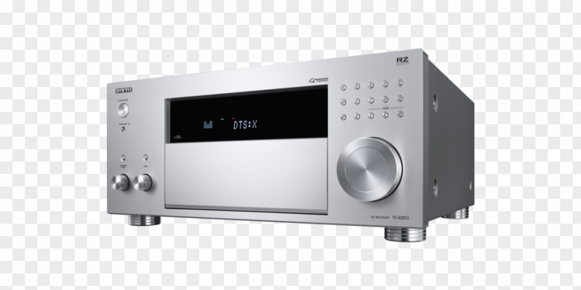 Audio Receiver Radio AV Onkyo TX RZ810 Dolby Atmos PNG