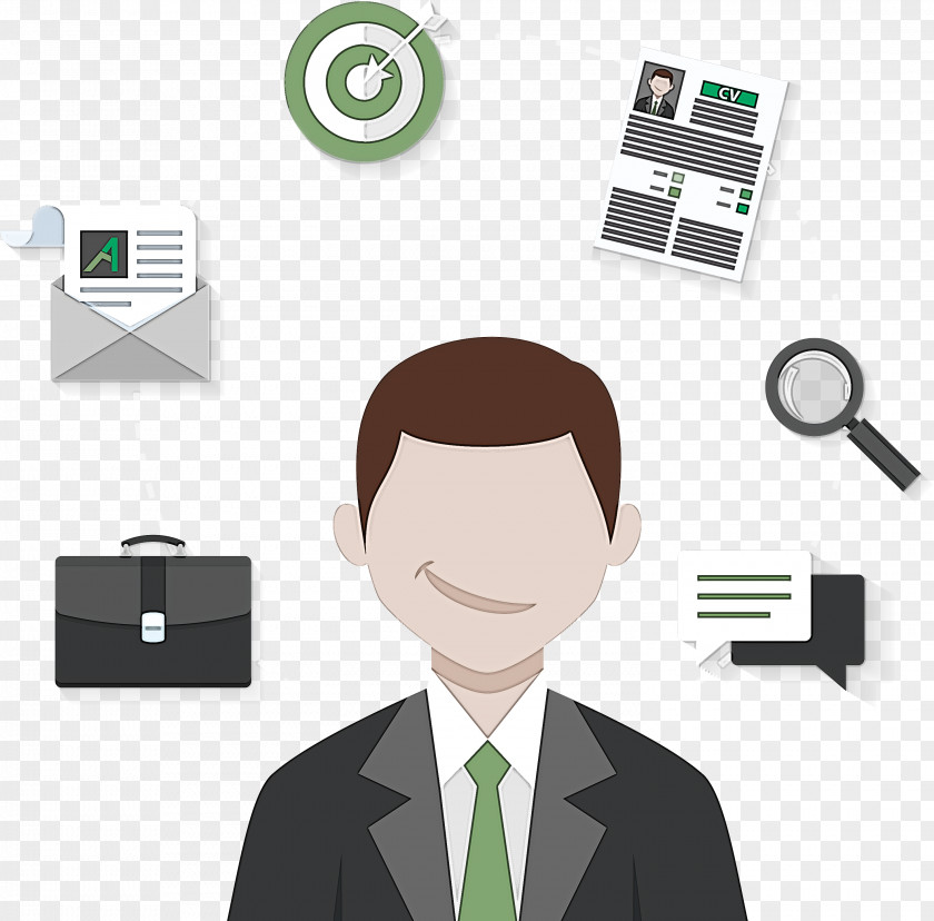 Businessperson Business Cartoon White-collar Worker Technology Animation PNG