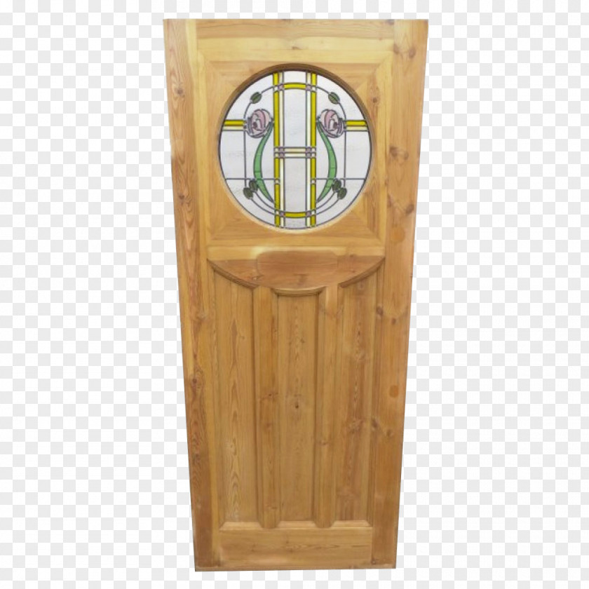Glass Door Stained Wood PNG