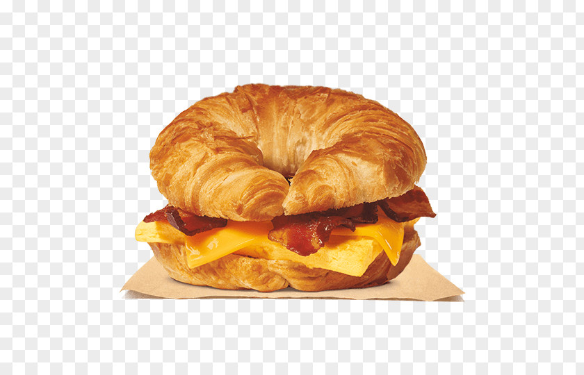 Margarine Croissant Hamburger Burger King Breakfast Sandwiches Bacon, Egg And Cheese Sandwich PNG