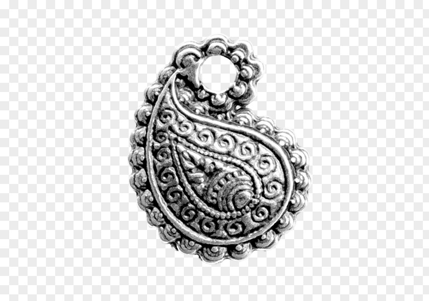 Paisley Jewellery Charms & Pendants Bracelet Britannia Metal Silver PNG