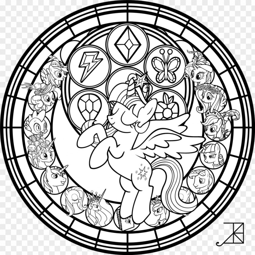 Small Lines Kingdom Hearts II Colouring Pages Coloring Book Stained Glass HD 2.5 Remix PNG