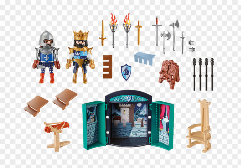 Toy Playmobil Royal Knights' Play Box Secret Knights Treasure Room PNG