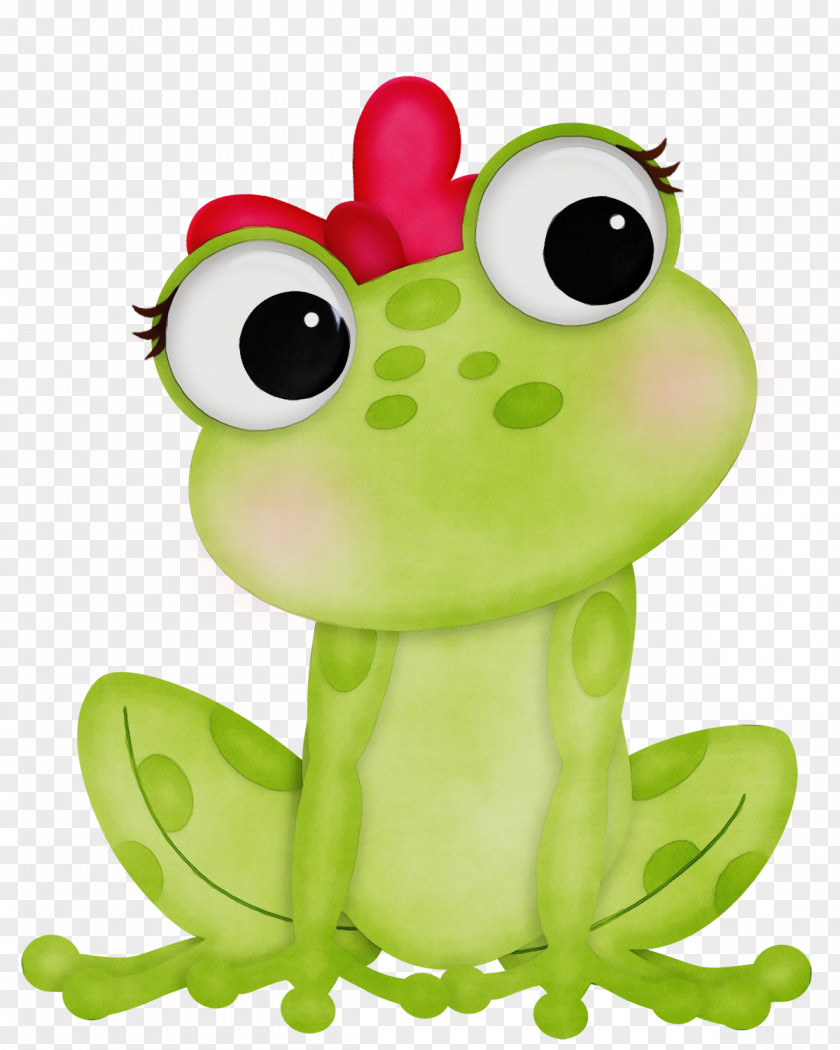 Tree Frog Animal Figure Green Cartoon True PNG