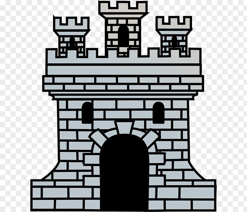 Castle Fortification Stone Wall Clip Art PNG