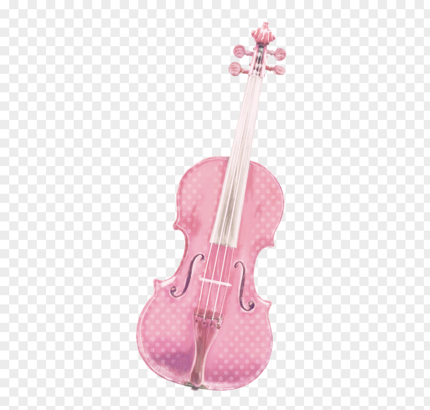 Pink Violin Cello Viola PNG