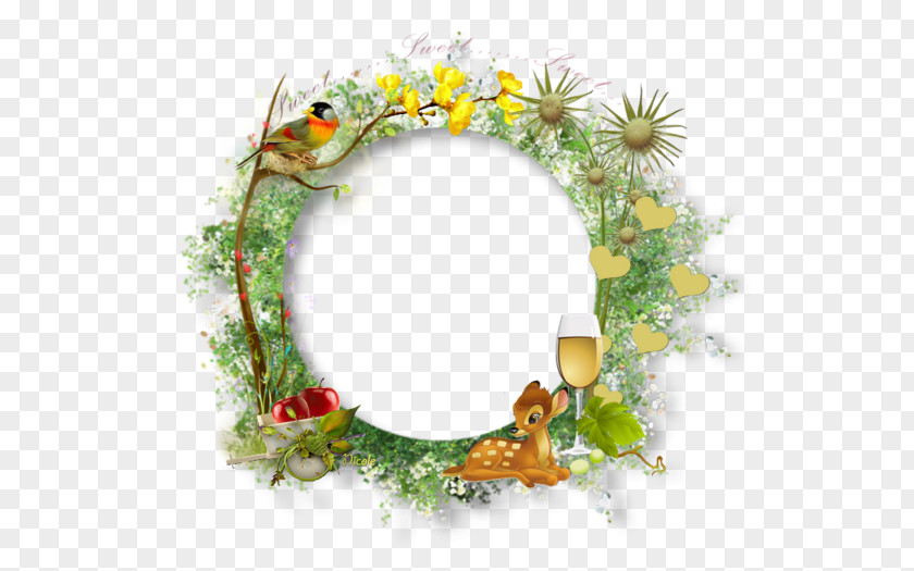 Wreath School Child Picture Frames PNG